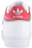 adidas Originals Men's PRO Shell Sneaker, White/Scarlet/Metallic Silver, 7.5 Medium US