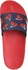 Get Onda Plastic Slide Slippers For Women, 37 EU - Red Navy with best offers | Raneen.com