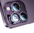 IPhone 14 Pro Max/iPhone 14 Pro Camera Lens Protector, Anti Scratch HD Tempered Metal Glass Camera Deep Purple