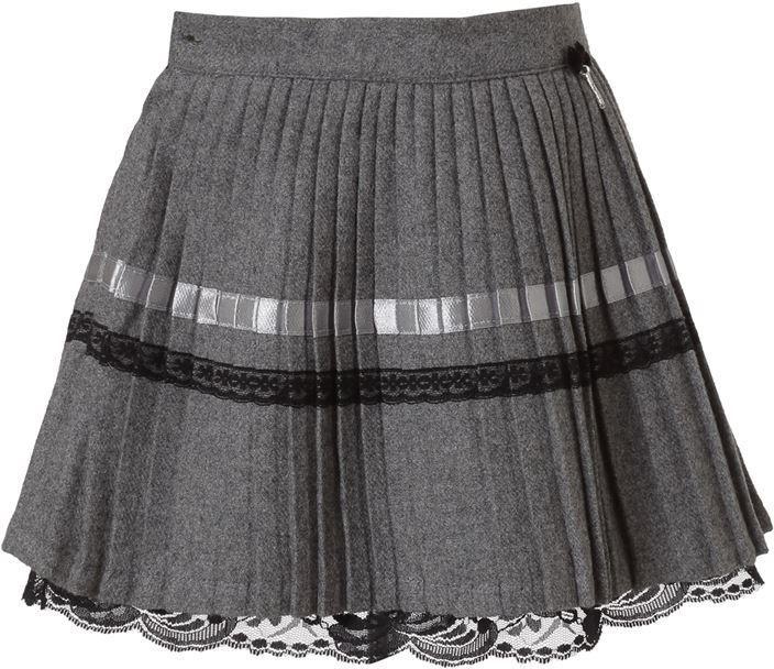 Skirt For girls  by Mini Raxevsky ,  Gray , 9 - 12 Months