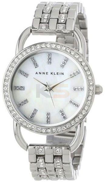 Anne Klein Silver Analog Stainless Steel Watch for Women (21-AK1263MPSV)