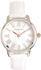 Guy Laroche Women&#39;s White/Mother Of Pearl Dial Leather Band Watch - L1010-04