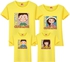 Alissastyle Family Tshirt Cartoon Print - 7 Sizes (3 Colors)