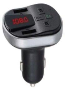 X15 Car MP3 Player Bluetooth Call Support FM Transmitter with dual USB Charging Port - Black