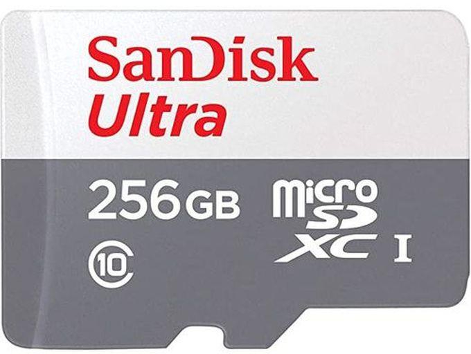 Sandisk Micro SD 256gb Ultra Memory Card, High Speed