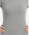 Honna Half Sleeves Cotton T-Shirt - Heather Dark Grey
