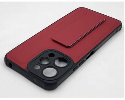 Xiaomi Redmi 12 (4G) Phone Case Full Protection And Cover Stand For Your Phone - Red