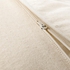 KUSTFLY Cushion cover, beige/black, 50x50 cm - IKEA