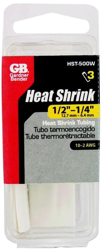 Gardner Bender Heat Shrink Tubing White