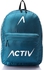 Activ Self Pattern One Main Compartment Backpack - Teal Blue