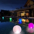 كليسبيد لعبة كرة شاطئ كبيرة عائمة قابلة للنفخ باضاءة LED تتوهج في الظلام في الهواء الطلق لتزيين حمام السباحة والحفلات