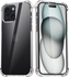 Ten Tech Transparent Cover With Anti-shock Corners Made Of Heat-resistant Polyurethane For IPhone 15 – Transparent