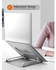 Adjustable Laptop Stand for Desk, Ergonomic Aluminum Laptop Stand with Air Vent for Laptop Riser for MacBook, Air, Pro, Dell XPS, Samsung 11-17",