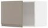 METOD Wall cabinet, white/Sinarp brown, 60x40 cm - IKEA