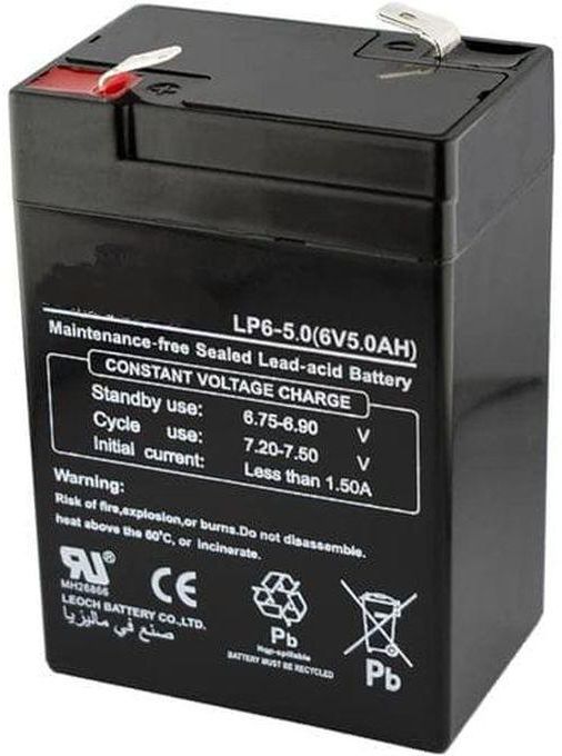 Mtm Battery 6v 5ah Rechargeable Battery For Emergency