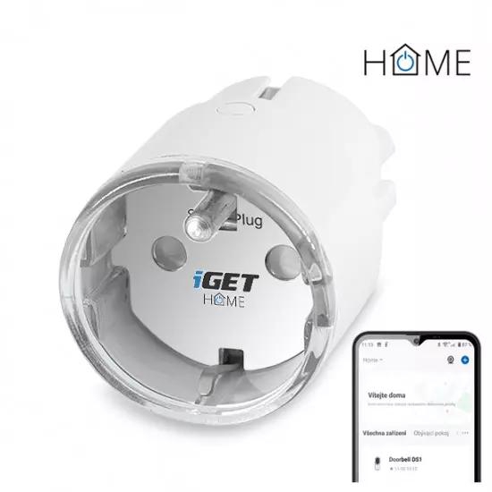 iGET HOME Power 1 - WiFi smart socket 230V, independent, consumption measurement, 3680W, 16 A | Gear-up.me