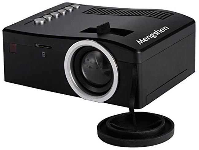 Mengshen UC18 Mini Portable LED Projector Home Cinema Black
