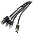 3 In 1 Type-C Data Sync Charging Cable Black