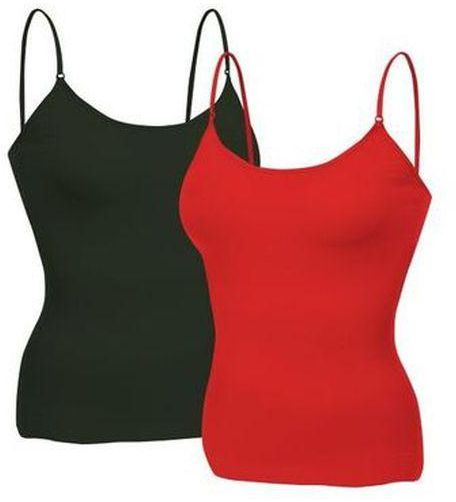 2 In 1 Camisole - Black, Red