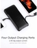 Awei Power Bank 3-IN-1 Ports 10000Mah Super Thin with built in cable  (White)