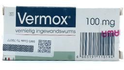 Vermox 100mg Tablets 6's