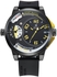 Weide UV1501 Mens Dual Time Analog  Black Army Military Quartz Sport Wrist Watch - Yellow