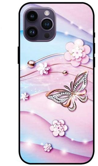 iPhone 15 Pro 6.7" Protective Case Cover Smart Series for iPhone 15 Pro Butterfly