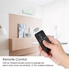 3D Wireless Remote Digital Rgb Led Alarm Clock Black/White 24.7x3x8cm