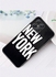 TPU Protection and Hybrid Rigid Clear Back Cover Case New York for Honor X8 / Honor X30i