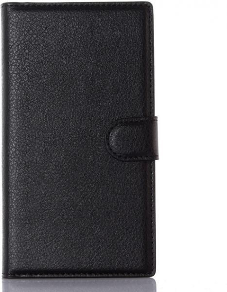 Blackberry Priv Leather Case cover With Card Slot Black