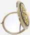 Ravin Decorated Rounded Mirror - Gold