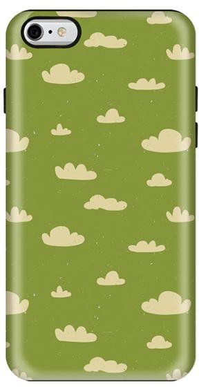 Stylizedd Apple iPhone 6 Premium Dual Layer Tough case cover Gloss Finish - Wandering clouds I6-T-213