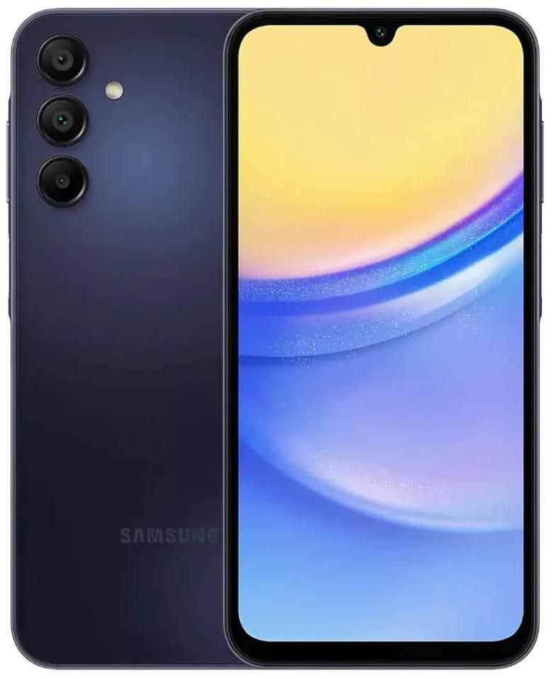 Get Samsung Galaxy A15 Mobile Phone, 4G Lte, Dual Sim, 8 GB Ram, 256 GB - Blue Black with best offers | Raneen.com