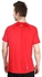 Mizuno J2GA500862 DryLite Essential Perfor Tee Short Sleeve Running T-Shirt for Men, X-Large, Chinese Red