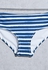 Side Tie Striped Bikini Bottom