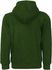 Kids Boys Girls Unisex Cotton Hooded Sweatshirt Full Zip Plain Top (GREEN, 14-15 YEARS)