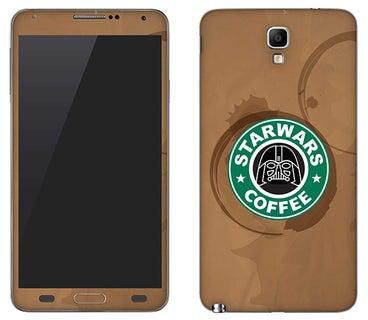 Vinyl Skin Decal For Samsung Galaxy Note 3 Starwars Coffee