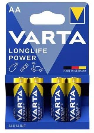 Get Varta LR6 Pack Of 4 Longlife Power AA - Multicolor with best offers | Raneen.com