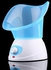 Allwin Facial Face Steamer Pores Cleanser Mist Steam Sprayer Spa Sauna Skin Vaporizer Blue-Blue