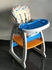 Convertible Baby High Chair/Feeding Chair - Blue/ Orange