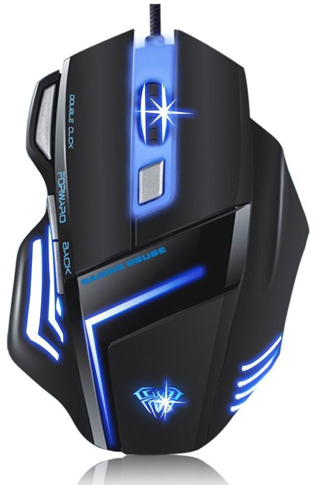 Aula gaming mouse Tarantula 7d games mouse wired usb mouse cf cs dota lol Luminous Professional gaming mouse