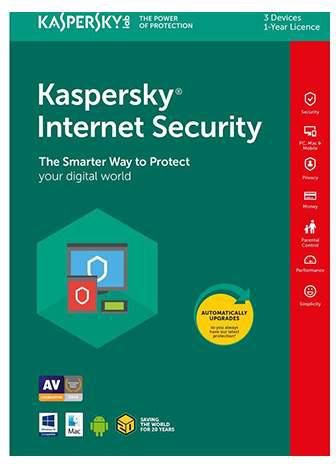 KASPERSKY INTERNET SECURITY 1+1(LATEST VERSION)