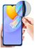 غطاء حماية خلفي شفاف غير لامع من السيليكون لهاتف Vivo Y51 (2020 ، ديسمبر) 4G / Vivo Y53s 4G أزرق
