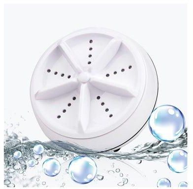 Mini Portable Ultrasonic Laundry Sterilization Washing Machine Works via USB, Suitable for Baby Clothes, Light Clothes, Underwear and Socks for Home, Travel and Trips