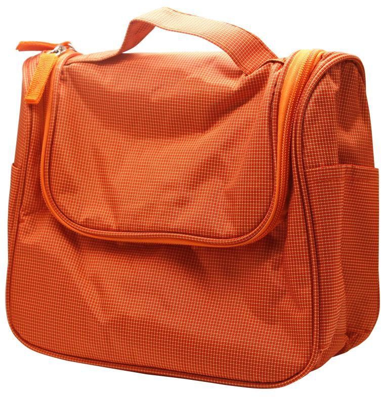 Margoun Portable Waterproof Makeup Cosmetic Travel Hanging Storage Bag Organizer, Orange