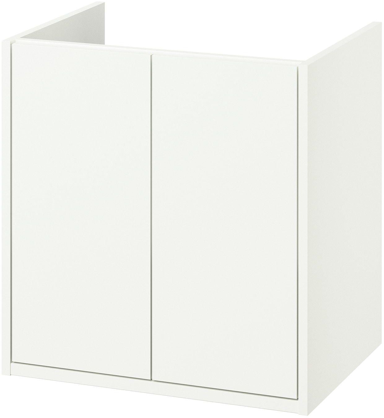 HAVBÄCK Wash-stand with doors - white 60x48x63 cm