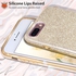 Silicone Case Cover For Iphone 7 Plus ( Gold Glitter Case)