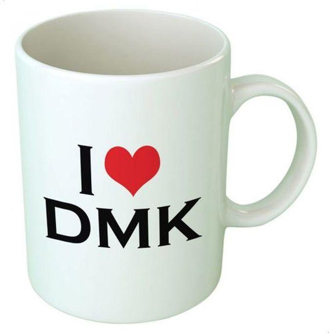 I Love Dmk Ceramic Mug - Multicolor