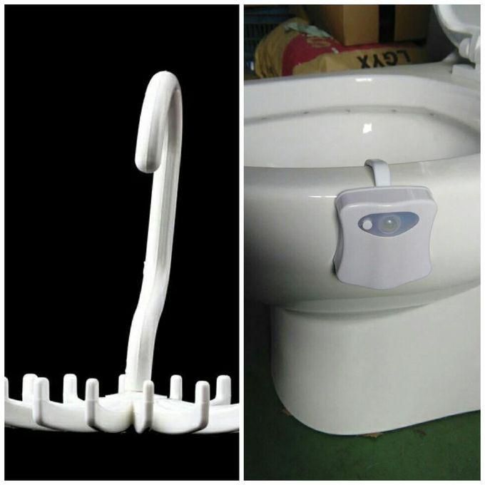 2 Pcs Rotating Tie, Belt And Scarves Hanger + Motion Activated Toilet Bowl Light