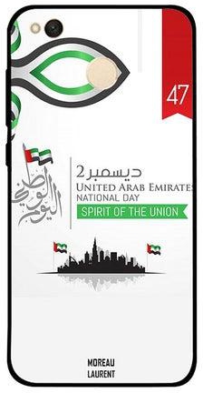 Protective Case Cover For Xiaomi Redmi 4X Spirit Of The Union UAE National Day